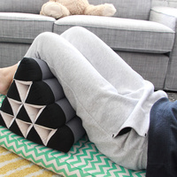 Thai Triangle Pillow Kapok Filled Triangular Backrest Chushion