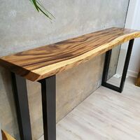 "Bungalow" Console Table Live Edge Raintree Wood [150cm]