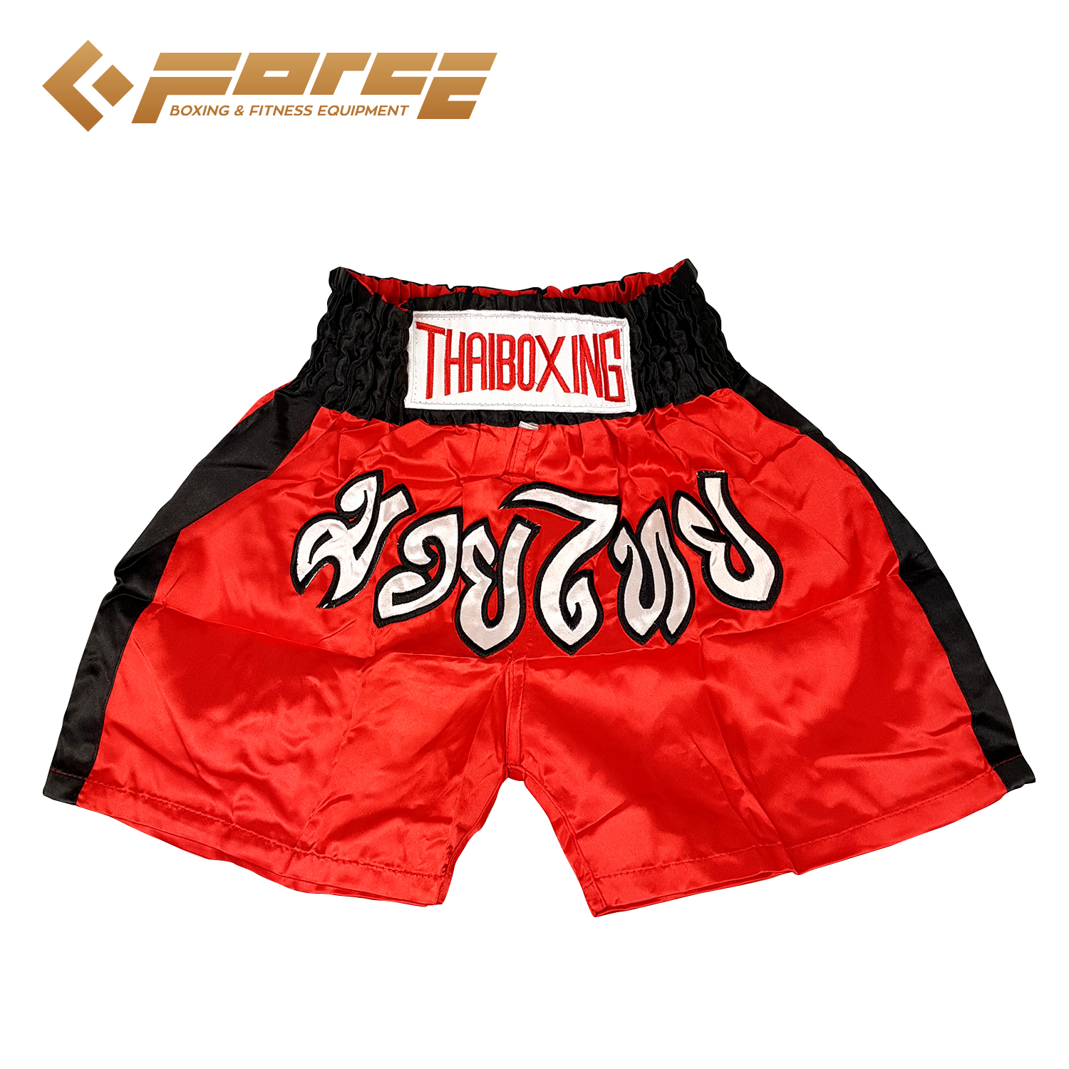 Boxing Shorts Trunks Pants Kids Children FORCE Kick Boxing Muay Thai RedBlue
