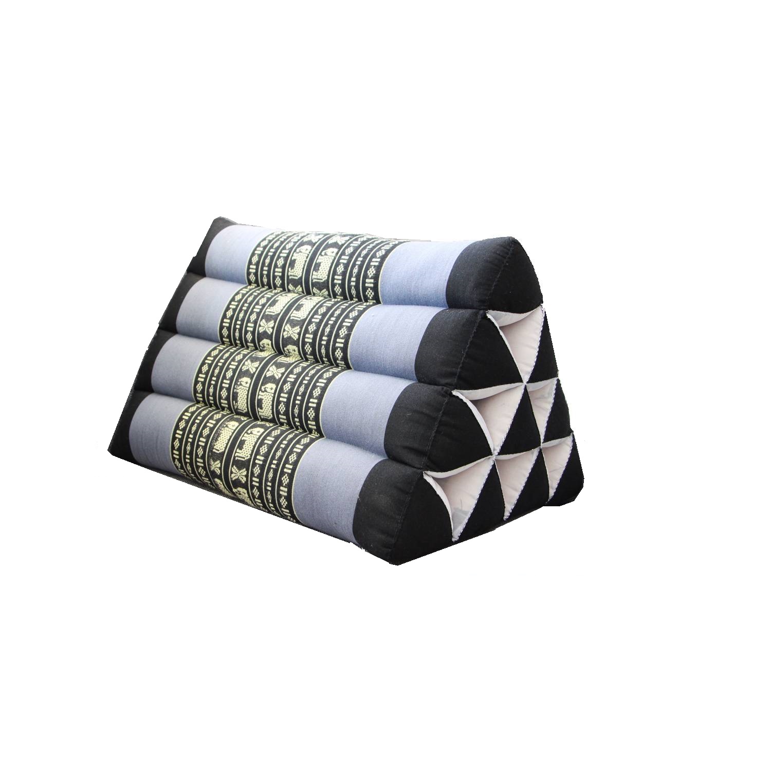 Thai Triangle Pillow Kapok Filled Triangular Backrest Chushion