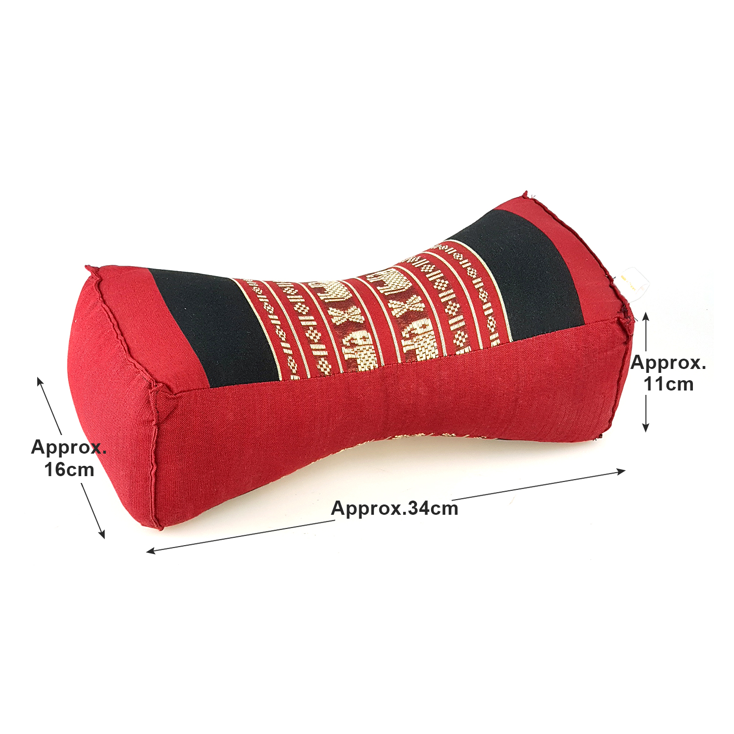 Yoga Bolster Bone Shape Neck Cushion Meditation Sitting Cushion
