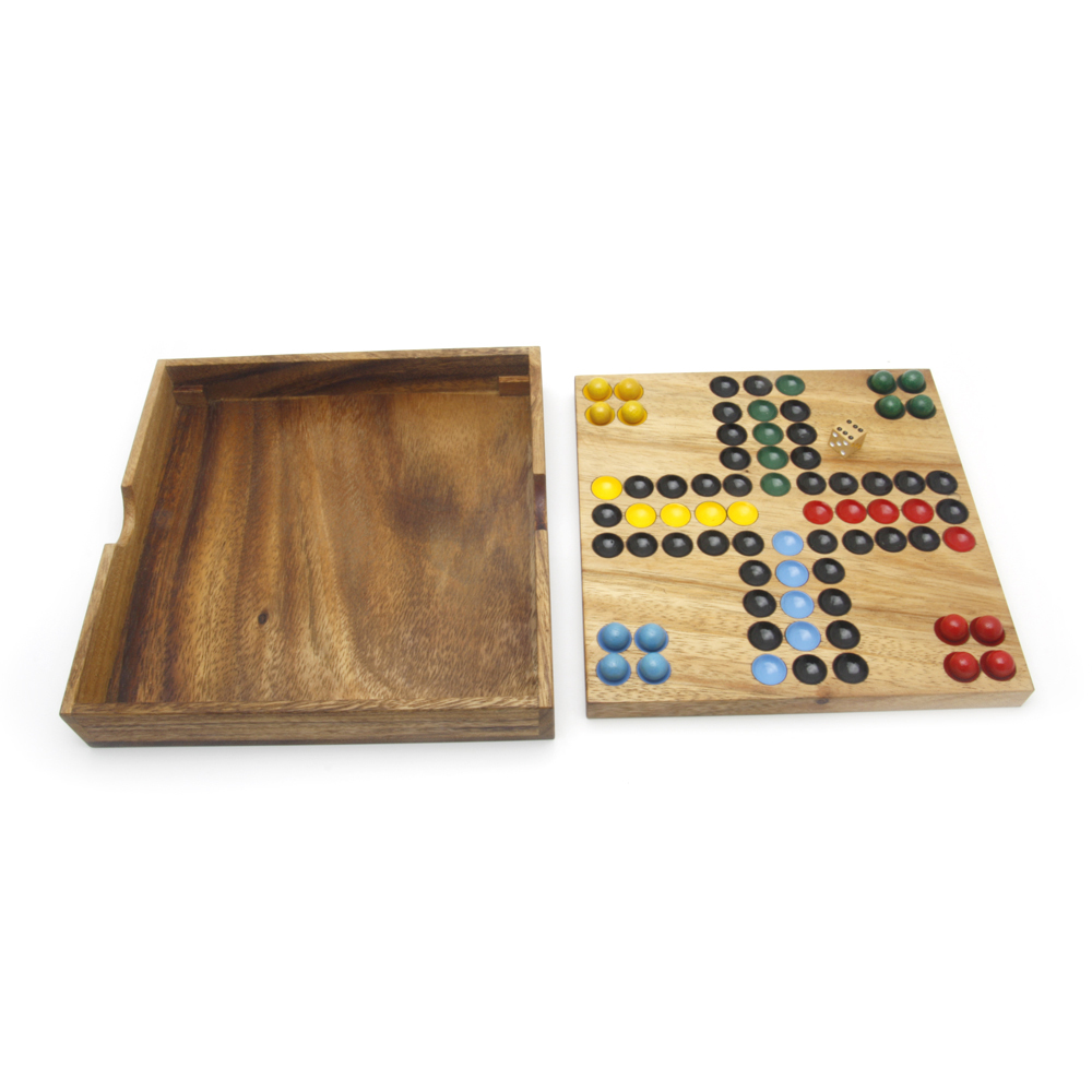 MANGO TREES Ludo- Wooden Board Game Hardwood Made in ...