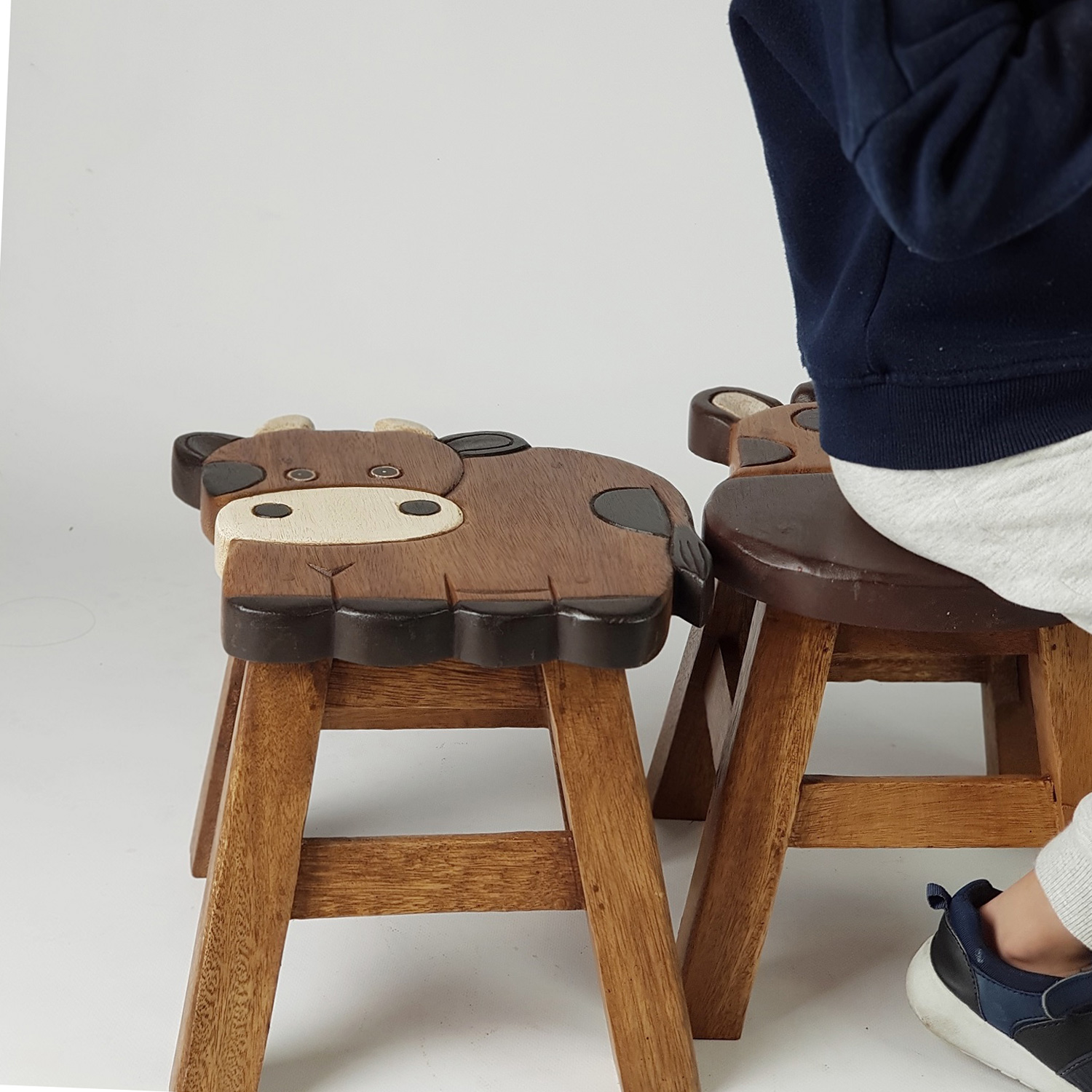 Kids Wooden Stool Kombi Car MANGO TREES Children Chair ...