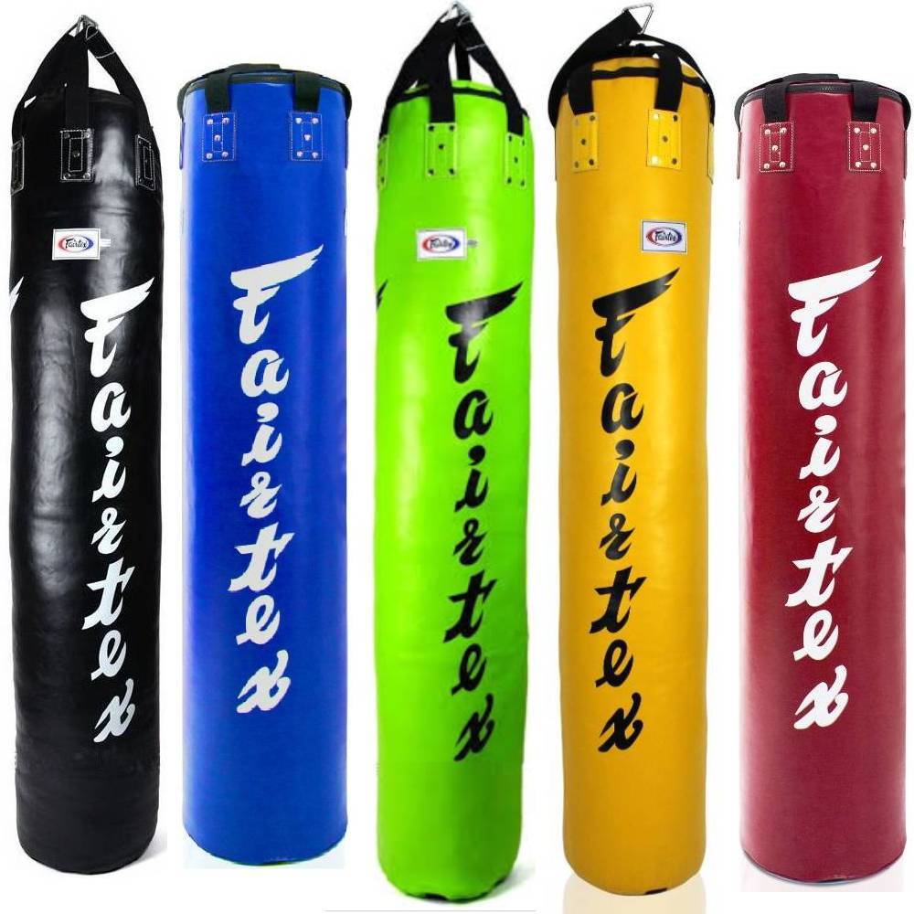 FAIRTEX UNFILLED 6FT Muay Thai Banana Boxing Punch Bag