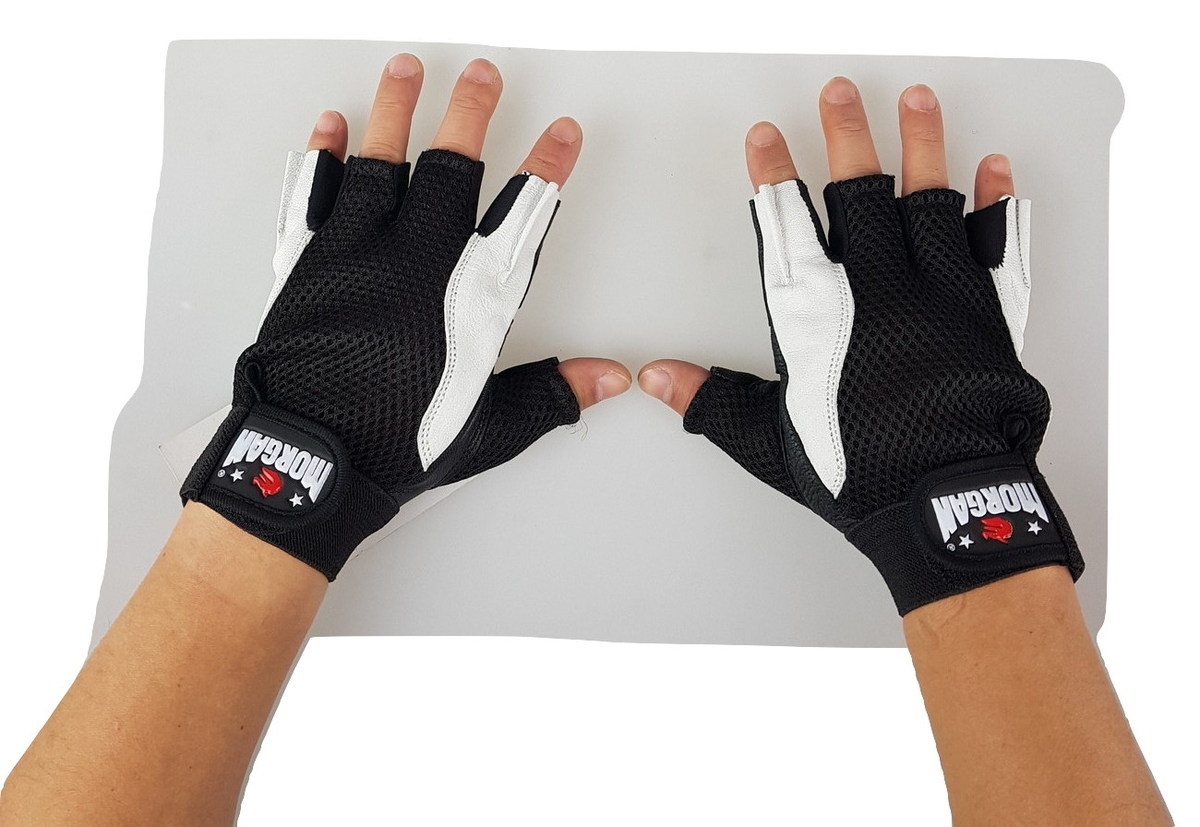 Leather & Mesh Weight Gloves Weightlifting Gloves