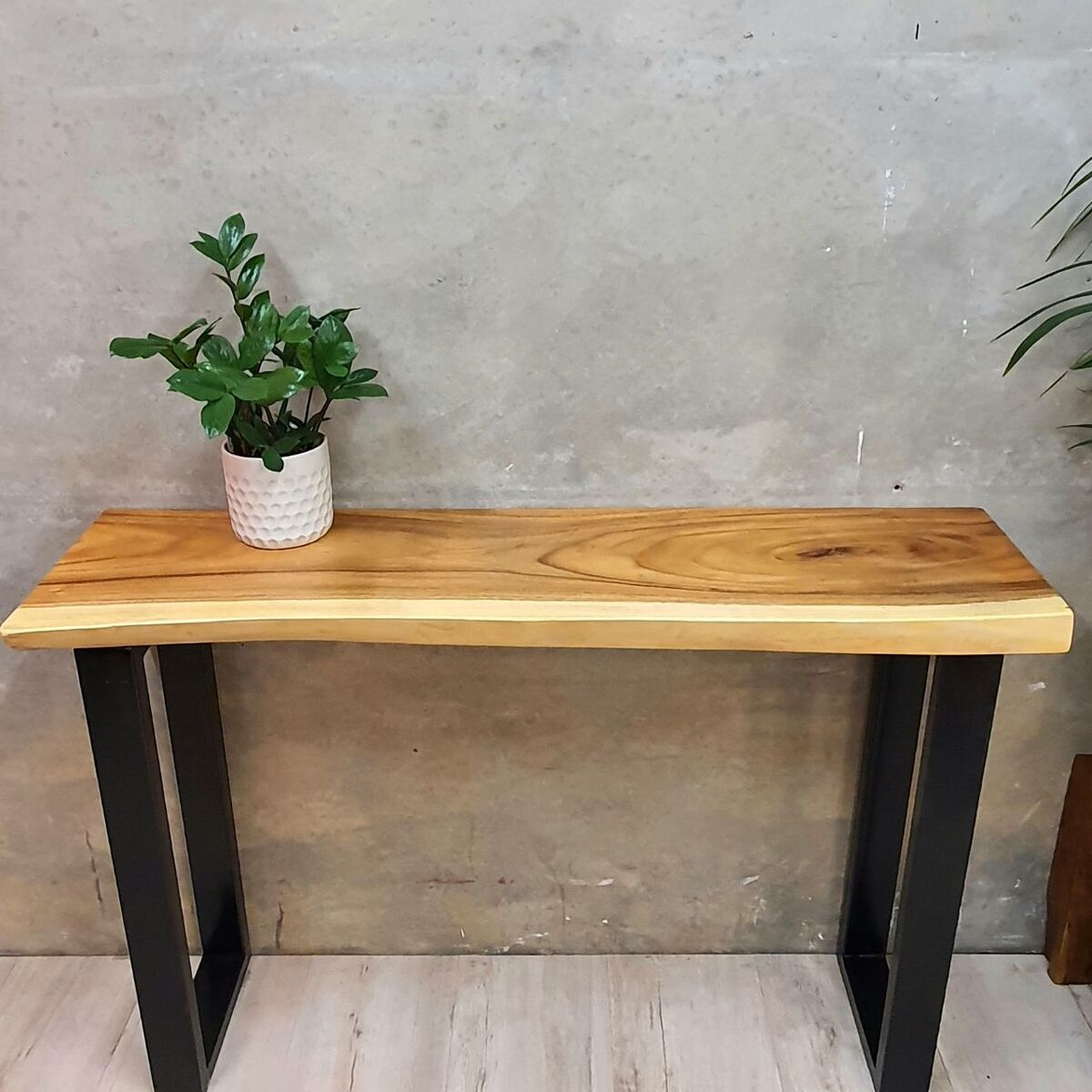 Go for a walk Exemption Montgomery Hall Table Console Table Live Edge Raintree Wood 120cmL/30cmW