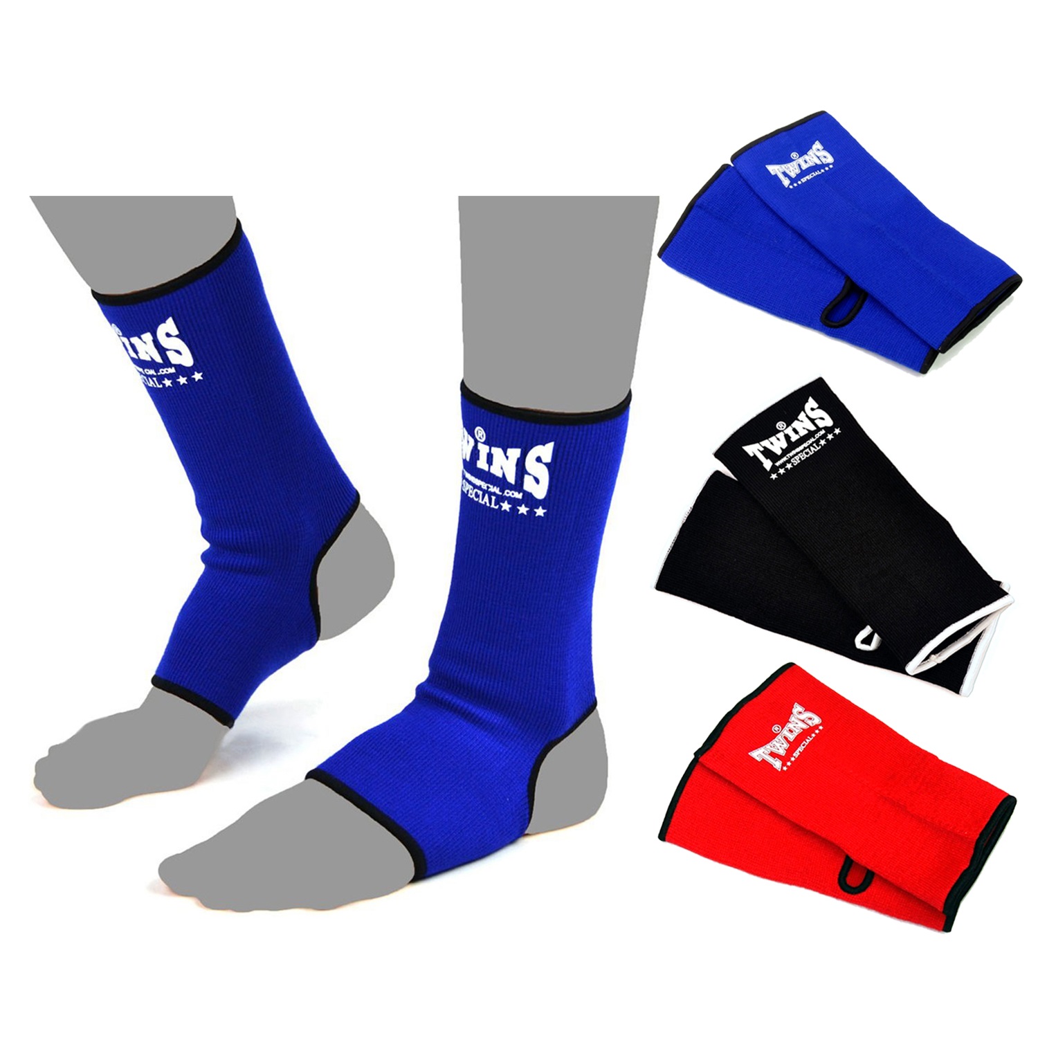 Elastic Ankle Supporter Ankle Guard Brace for Sports MMA MuayThai SZ XTRA LARGE
