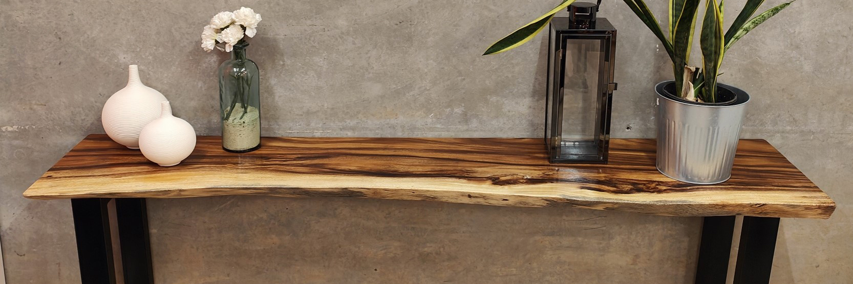 Raintree Wood Console