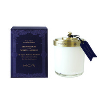 MOR Fragrant Candle 380G Strawberry & White Jasmine