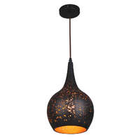 CELESTE: Bohemian Rustic Embossed Bell Shape Pendant Light 200mm