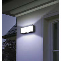 HEKA: Surface Mounted Rectangular LED Exterior Wall Lights IP65 White