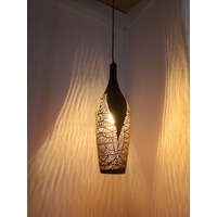 MARRAKESH: Bohemian Interior Black Bottle Shape Pendant Light