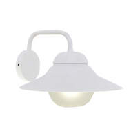 SPY: Exterior Wall Lights with Frosted Diffuser IP44 Matte White