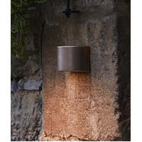 STE: Exterior 12V Bronze Curved Surface Mounted Step / Wall Lights IP65 Curved