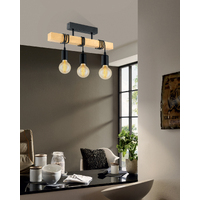 TOWNSHEND 3Lights Industrial Ceiling Light