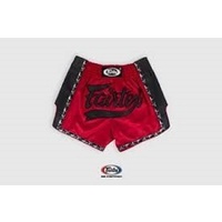 FAIRTEX Red Slim Cut Muay Thai Boxing Shorts (BS1703)