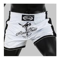 FAIRTEX White Slim Cut Muay Thai Boxing Shorts (BS1707)