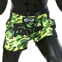 FAIRTEX Green Camo Slim Cut Muay Thai Boxing Shorts (BS1710)