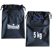 1x Pair 5Kg MORGAN Sand Bag Pockets Kettlebells Exercise Home Gym Dumbbells