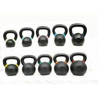 MORGAN V2 Cast Iron Powder Coated Kettlebell (4-32Kg) One Piece Only