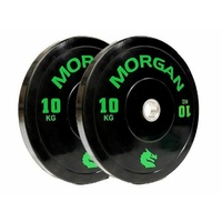 MORGAN 10Kg Olympic Bumper Plates  (Pair)