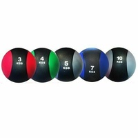 MORGAN 2-Tone Commercial Medicine Ball Set Of 5 For Ab and Body Workout