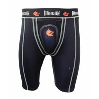 DRAGON Compression Shorts Pants With Tri-Flex Groin Cup