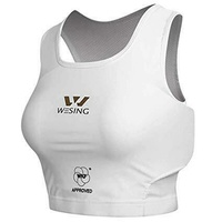 WESING WKF Approved Womens Breast Protector Chest Guard Muay Thai Boxing