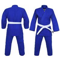 DRAGON Blue 1.5 (550Gsm) Judo Weave Martial Arts Uniforms