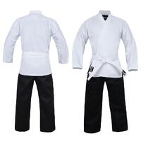 DRAGON Karate Salt & Pepper Uniform  (8Oz)
