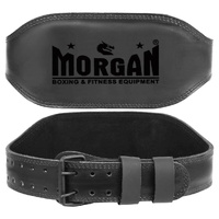 MORGAN B2 BOMBER 15CM WIDE LEATHER WEIGHT LIFTING BELT