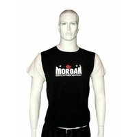MORGAN Martial Arts Uniform Training T-shirt Top Black