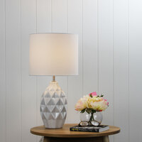 JORN Complete Ceramic Table Lamp w Shade