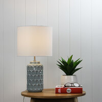 Helge Complete Ceramic Table Lamp w Shade