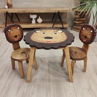 Lion Table Chairs Set