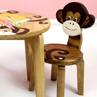 Kids Wooden Chair Monkey
