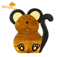 Wooden Wall Hooks Mouse