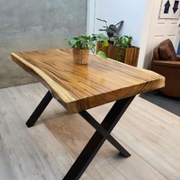 "Rockley" Dining Table 1.2m Live Edged Raintree Wood