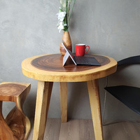 "Kimberly" Raintree Wood Live Edge Casual/Bistro Table 70cm Diameter 76cm Tall