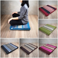 Square Meditation Cushion Yoga Seat Thai Kapok Floor Mat
