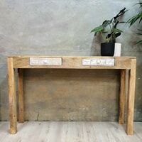 "Springfield" Console Table 120x30x75 cm Solid Mango Wood