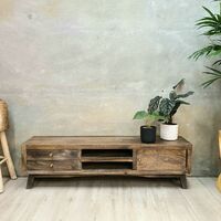 "Tarana" Solid Mango Wood TV/Entertainment Unit 140cm Long