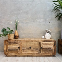 [New Arrival] "Cassina" TV Unit/Entertainment Cabinet in Mango Wood
