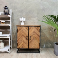 [New Arrival] "George" Side Cabinet Solid Acacia Wood Sideboard 60cm