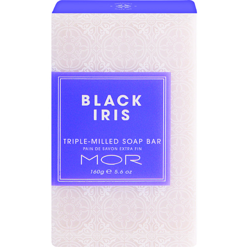 MOR Triple-Milled Soap Bar 160G Black Iris