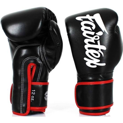 FAIRTEX - BGV14 Microfibre Boxing Gloves (BGV14) [10oz Black]