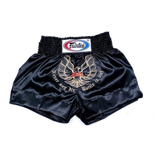 FAIRTEX - Black Phoenix Muay Thai Boxing Shorts (BS0642) [Small]