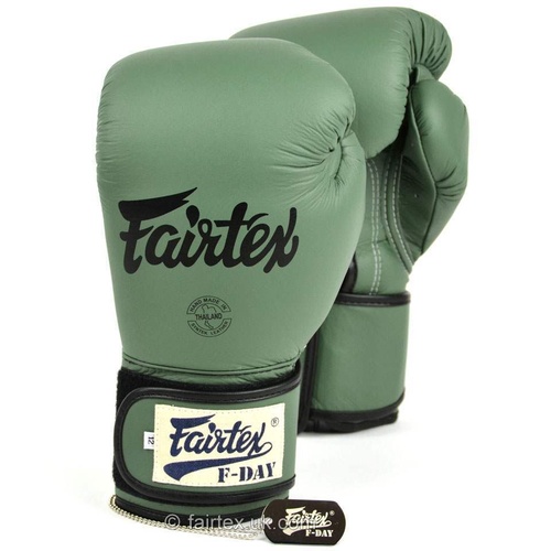 FAIRTEX - F-Day Limited Edition Army Green Boxing Gloves (BGV11) [8oz]