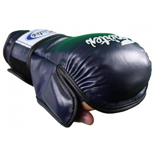 FAIRTEX - Double Wrist Wrap Closure MMA Sparrring Gloves (FGV15) [Medium Blue]