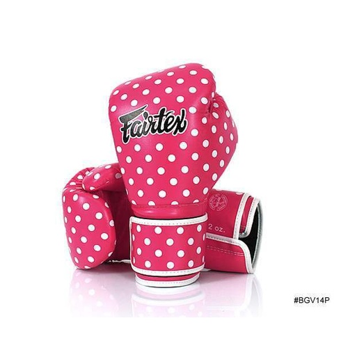 FAIRTEX - Vintage Art-Polka Dot 1854 Boxing Gloves (BGV14P) [12oz]
